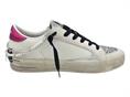 crime london 25101 bianco sneakers pelle  donna