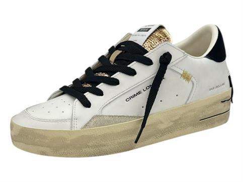 crime london 25192 bianco sneakers pelle  donna