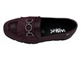 melluso 055000z bordo mocassino donna pelle zeppa