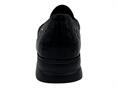 melluso 055056 nero mocassino donna pelle zeppa