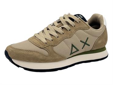 sun68 z45101 beige sneaker tessuto uomo