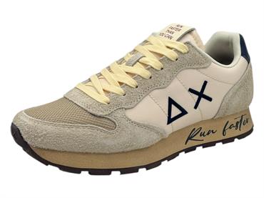 sun68 z45105 bianco  sneaker tessuto  uomo