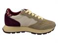 sun68 z45207 beige sneaker tessuto  donna