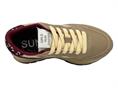 sun68 z45207 beige sneaker tessuto  donna