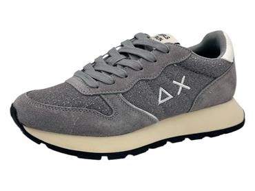 sun68 z45214 grigio medio sneaker tessuto  donna