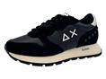 sun68 z45206 nero sneaker pelle camoscio donna