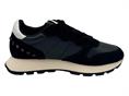 sun68 z45206 nero sneaker pelle camoscio donna