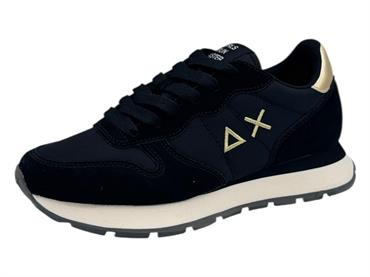sun68 z45212 nero sneaker tessuto  donna
