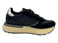 sun68 z45222 nero sneaker tessuto donna platform