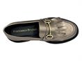 francesco brunelli 5104 acciaio mocassino  donna
