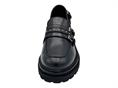 janet j-470 nero mocassino pelle donna cararmato