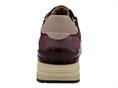 janet j-410 bordo sneakers pelle donna camoscio