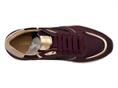 janet j-410 bordo sneakers pelle donna camoscio