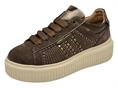 janet j-401 tmoro sneakers pelle donna fondo miele