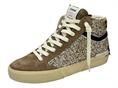 crime london 25177 beige sneakers pelle  donna