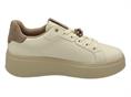 gold&gold gb971 beige sneakers ecopelle  donna