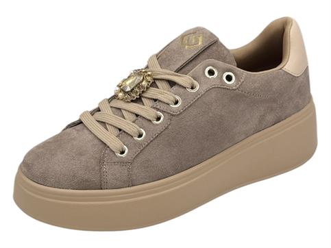 gold&gold gb972 kaki sneakers ecopelle donna