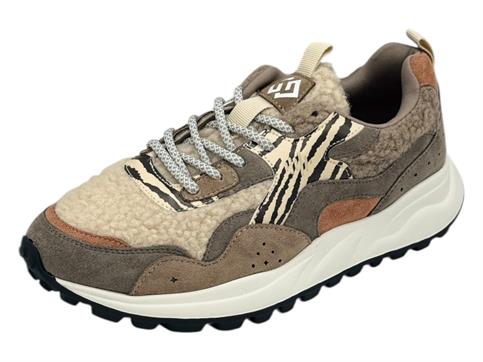 gold&gold gb1000 kaki sneakers ecopelle donna