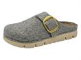 grunland ci0896 grigio ciabatta donna fondo gomma
