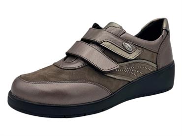 grunland sc6131 taupe scarpa donna plantare estraibl