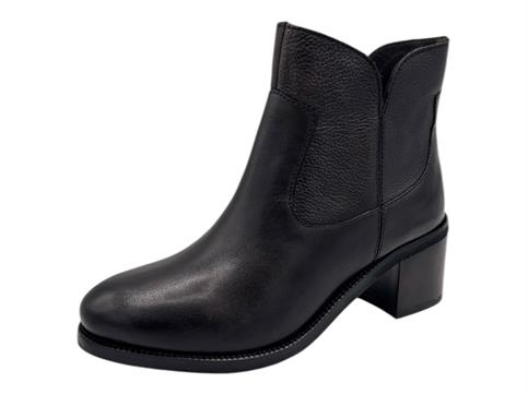 melluso k36065 marrone tronchetto pelle donna tacco