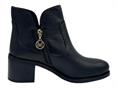 melluso k36065 nero tronchetto pllle donna tacco