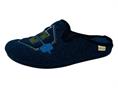 grunland ci3068 blu ciabatta uomo tessuto