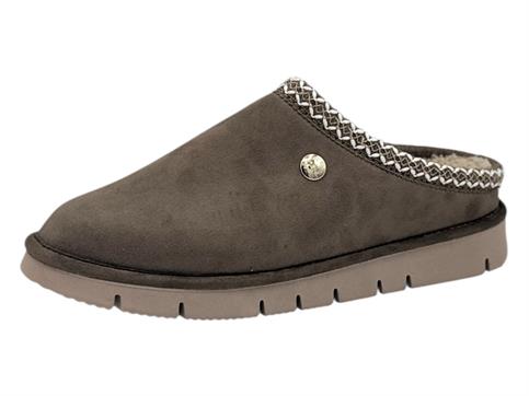 grunland ci1600 visone ciabatta donna tessuto