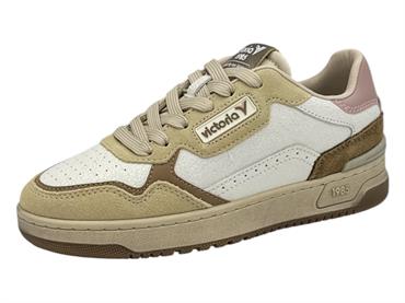 victoria 8800125 beige sneakers pelle  donna