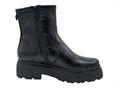 mjus l44203 nero tronchetto  donna pelle cerniera