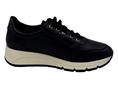 melluso r25093 nero sneakers donna pelle cerniera