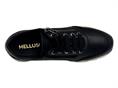 melluso r25093 nero sneakers donna pelle cerniera