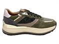 janet j-410 verde sneakers pelle donna tessuto