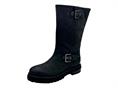 janet j-474 nero stivale pelle donna fibbie