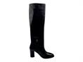 janet j-526 nero stivale donna pelle tubo cerniera