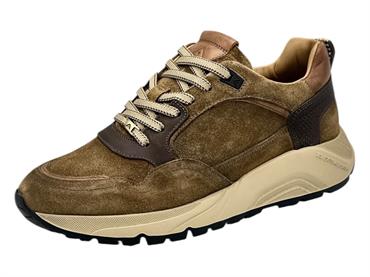 ambitious 13422 tabacco sneakers pelle  uomo