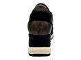 melluso r25552z nero mocassino pelle  donna zeppa