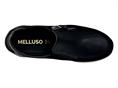 melluso r25552z nero mocassino pelle  donna zeppa