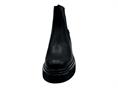janet j-463 nero tronchetto pelle donna zeppa