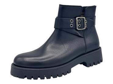 frau 56l1 nero tronchetto pelle donna fndo cararmato