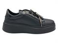 gio+ pia434a nero sneakers pelle donna platform