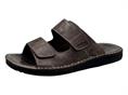grunland ci2691 caffe ciabatta uomo pelle velcro