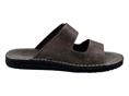 grunland ci2691 caffe ciabatta uomo pelle velcro