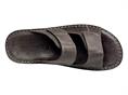 grunland ci2691 caffe ciabatta uomo pelle velcro