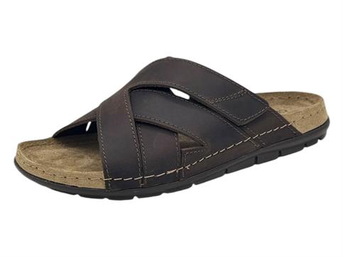 grunland ci3517 tmoro ciabatta uomo incrociata