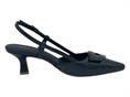 FRAU 92T6 NERO  slingback donna tacco 5