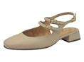sei unica z933 beige slingback  donna pelle