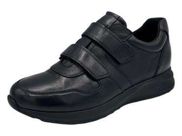 grunland sc4636 nero scarpa uomo pelle velcro