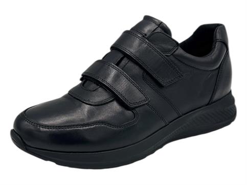 grunland sc4636 nero scarpa uomo pelle velcro