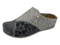 grunland ci1551 grigio ciabatta donna camera zeppa